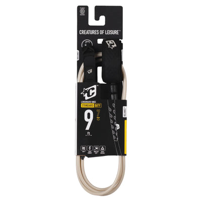 Creatures of Leisure Reliance 2.0 Longboard Standard Duty Knee Surfboard Leash - 9ft - Buy online today at Down the Line Surf. International shipping available.