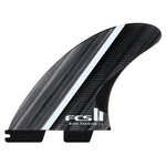 FCS II MF Glass Fibre Fusion Tri Fin Set - Smoke/White - Buy online today at Down the Line Surf. International shipping available.