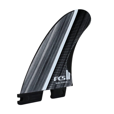 FCS II MF Glass Fibre Fusion Tri Fin Set - Smoke/White - Buy online today at Down the Line Surf. International shipping available.