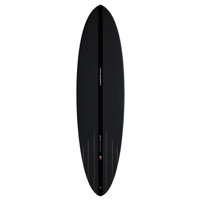 Thunderbolt Mid 6 Mini Twin Surfboard - TB Black Full Carbon - Buy online today at Down the Line Surf. International shipping available.
