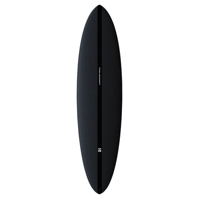 Thunderbolt Mid 6 Mini Twin Surfboard - TB Black Full Carbon - Buy online today at Down the Line Surf. International shipping available.
