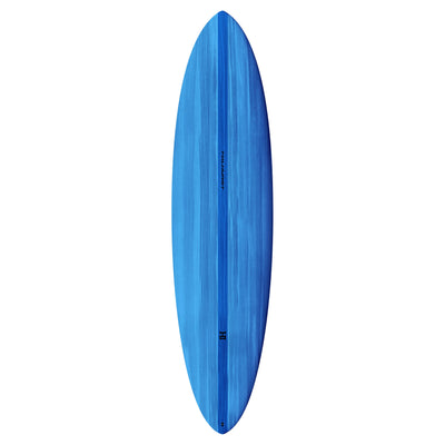 Thunderbolt Mid 6 Mini Twin Surfboard - TB Red - Ocean Blue - Buy online today at Down the Line Surf. International shipping available.