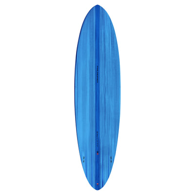 Thunderbolt Mid 6 Mini Twin Surfboard - TB Red - Ocean Blue - Buy online today at Down the Line Surf. International shipping available.