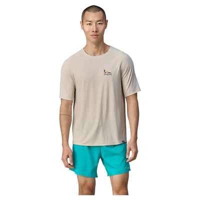 Patagonia Men's Capilene Cool Trail Graphic Shirt - Lose It/Pumice - Buy online today at Down the Line Surf. International shipping available.