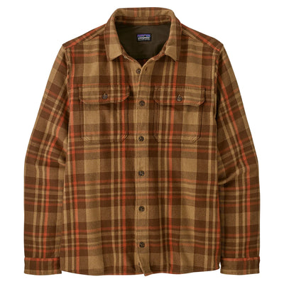 Patagonia Men's Fjord Loft Shirt - Forest/Nest Brown - Buy online today at Down the Line Surf. International shipping available.