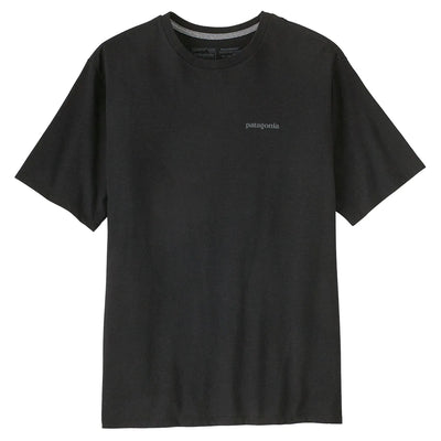 Patagonia Men's Flying Fish Organic Cotton T-Shirt - Ink Black - Buy online today at Down the Line Surf. International shipping available.