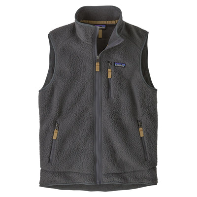 Patagonia Men's Retro Pile Fleece Vest - Forge Grey - Buy online today at Down the Line Surf. International shipping available.