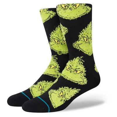 Stance Socks Mean One Crew Socks - Black - Buy online today at Down the Line Surf. International shipping available.