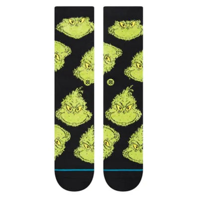 Stance Socks Mean One Crew Socks - Black - Buy online today at Down the Line Surf. International shipping available.