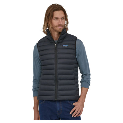 Patagonia Men's Down Sweater Vest - Black - Buy online today at Down the Line Surf. International shipping available.