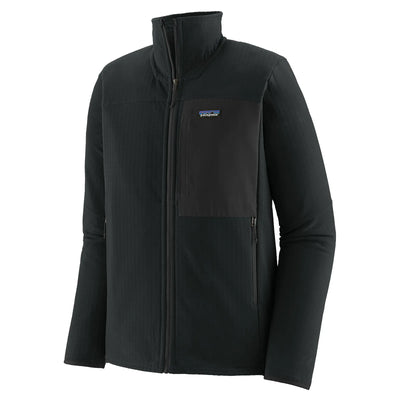 Patagonia Men's R2 TechFace Jacket - Black - Buy online today at Down the Line Surf. International shipping available.