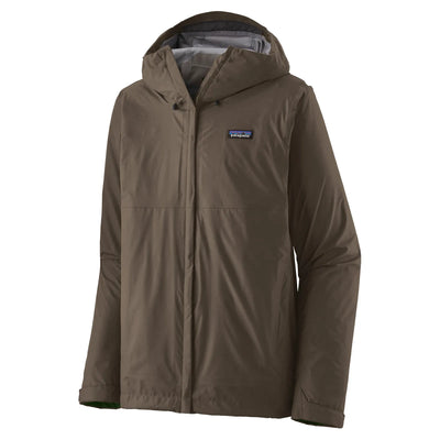 Patagonia Men's Torrentshell 3L Rain Jacket - Dark Walnut - Buy online today at Down the Line Surf. International shipping available.