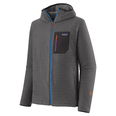 Patagonia Men's R1 Air Full-Zip Hoody - Forge Grey - Buy online today at Down the Line Surf. International shipping available.