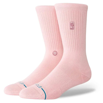 Stance Socks NBA Logoman Wash Socks - Dusty Rose - Buy online today at Down the Line Surf. International shipping available.