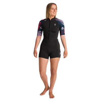 C-Skins Women's NuWave Solace Lite 2/2mm Back Zip Spring Wetsuit - 2026 - Buy online today at Down the Line Surf. International shipping available.