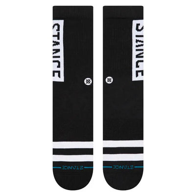 Stance Socks OG Crew - Black - Buy online today at Down the Line Surf. International shipping available.