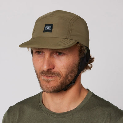 Ocean & Earth Indo 5 Panel Hat - Olive - Buy online today at Down the Line Surf. International shipping available.