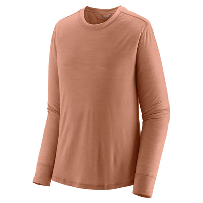 Patagonia Women's Long Sleeved Capilene Cool Merino Shirt - Terra Pink - Buy online today at Down the Line Surf. International shipping available.
