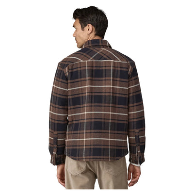 Patagonia Men's Lightweight Insulated Fjord Flannel Shirt - Outdoor/Molasses Brown - Buy online today at Down the Line Surf. International shipping available.