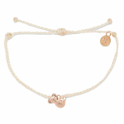 Pura Vida Koala Charm Bracelet - Rose Gold/White - Buy online today at Down the Line Surf. International shipping available.