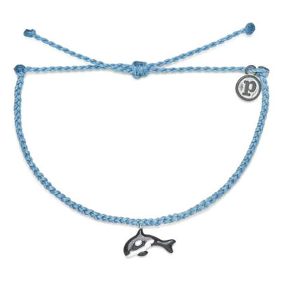 Pura Vida Orca Silver Charm Bracelet - Buy online today at Down the Line Surf. International shipping available.