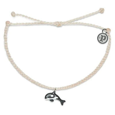 Pura Vida Orca Silver Charm Bracelet - Buy online today at Down the Line Surf. International shipping available.