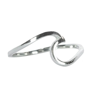 Pura Vida Wave Ring - Silver - Buy online today at Down the Line Surf. International shipping available.