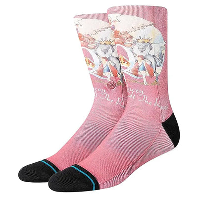 Stance Socks Queen X Stance Races Crew - Dusty Rose - Buy online today at Down the Line Surf. International shipping available.