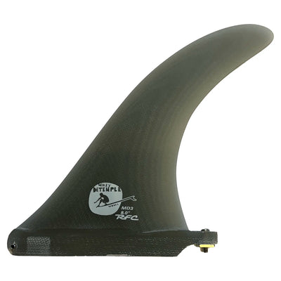 Rainbow Fin Co. MD3 Flex Longboard Fin - 8" - Smoke - Buy online today at Down the Line Surf. International shipping available.