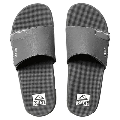 Reef Men's Fanning Slide Sandals - Shadow - Buy online today at Down the Line Surf. International shipping available.