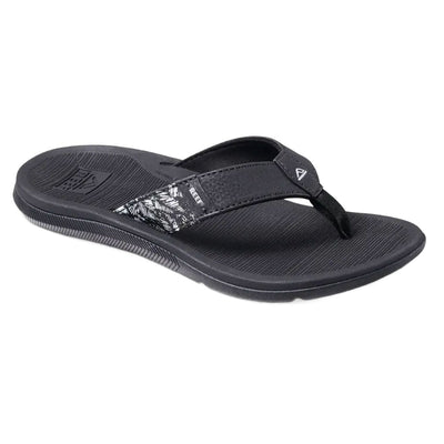 Reef Women's Santa Ana Flip Flops - Black/White - Buy online today at Down the Line Surf. International shipping available.