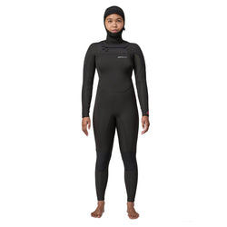 Patagonia Women's R4 Regulator Chest Zip Yulex Hooded Wetsuit - Buy online today at Down the Line Surf. International shipping available.
