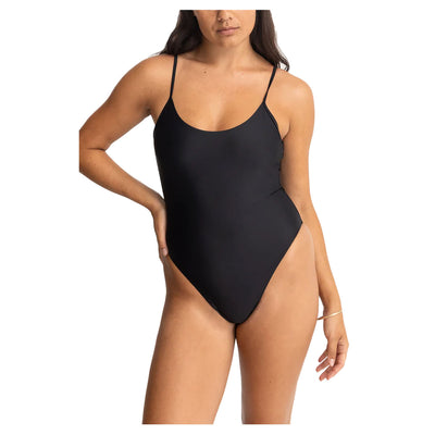 Rhythm Classic Minimal One Piece - Black - Buy online today at Down the Line Surf. International shipping available.