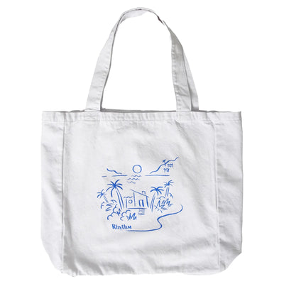 Rhythm Palma Tote Bag - White - Buy online today at Down the Line Surf. International shipping available.