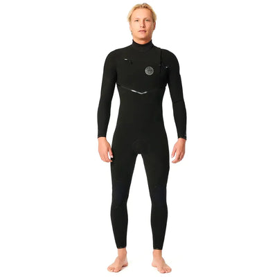 Rip Curl E Bomb 5/3mm Chest Zip Wetsuit - Black 24/25 - Buy online today at Down the Line Surf. International shipping available.