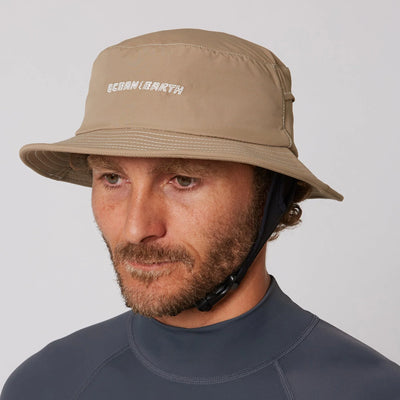 Ocean & Earth G-Land Soft Peak Surf Hat - Stone - Buy online today at Down the Line Surf. International shipping available.