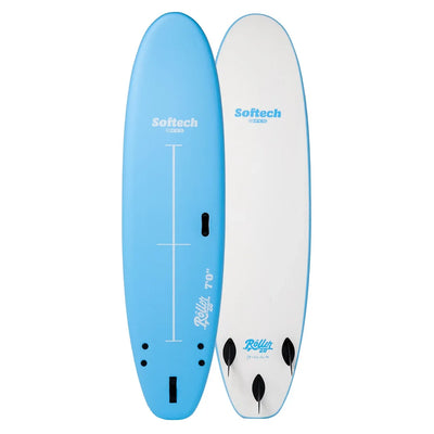 Softech Roller 2.0 Softboard - Sky Blue - Buy online today at Down the Line Surf. International shipping available.