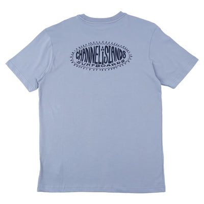 Channel Islands Starburst Tee - Heather Grey - Buy online today at Down the Line Surf. International shipping available.