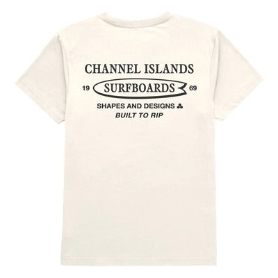Channel Islands Retro Surf T-Shirt - Raw - Buy online today at Down the Line Surf. International shipping available.