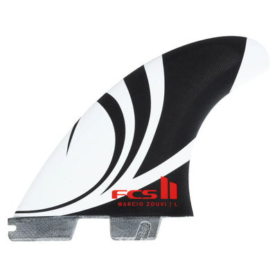 FCS II Sharp Eye PC Tri Quad - Large - Black/White - Buy online today at Down the Line Surf. International shipping available.