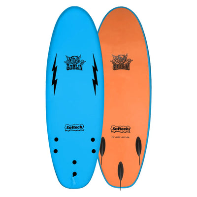 Softech Goblin Softboard - Sky Blue/Orange - Buy online today at Down the Line Surf. International shipping available.