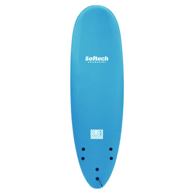 Softech Bomber 5'10" Surfboard - Sky/Fire - Buy online today at Down the Line Surf. International shipping available.