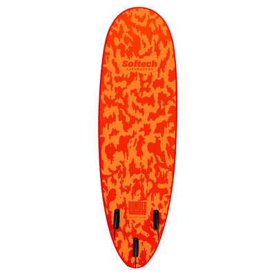 Softech Bomber 5'10" Surfboard - Sky/Fire - Buy online today at Down the Line Surf. International shipping available.