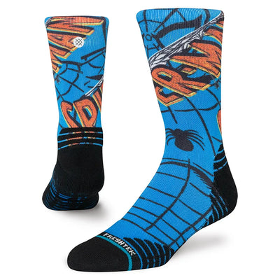 Stance Socks Spiderman Mid - Buy online today at Down the Line Surf. International shipping available.