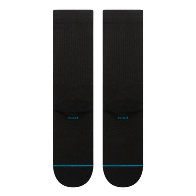 Stance Twiggy Unisex Crew Socks - Black - Buy online today at Down the Line Surf. International shipping available.