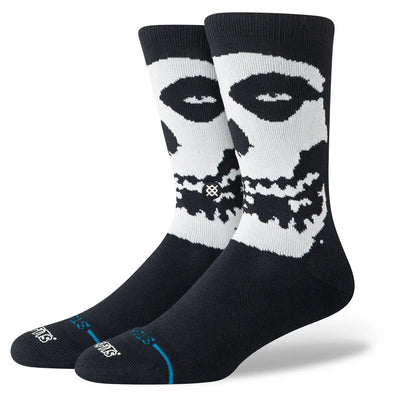 Stance Beware Unisex Crew Socks - Black - Buy online today at Down the Line Surf. International shipping available.