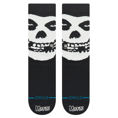 Stance Beware Unisex Crew Socks - Black - Buy online today at Down the Line Surf. International shipping available.