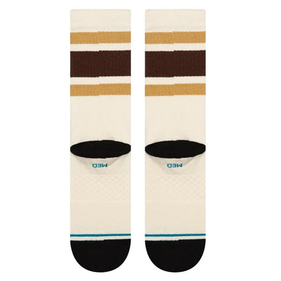 Stance Boyd St Crew Socks - Dark Brown - Buy online today at Down the Line Surf. International shipping available.