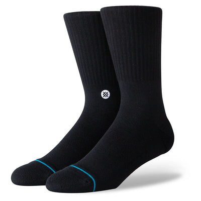 Stance Socks Icon Black/White - Buy online today at Down the Line Surf. International shipping available.