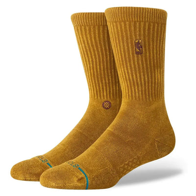 Stance NBA Logoman Wash Socks - Gold